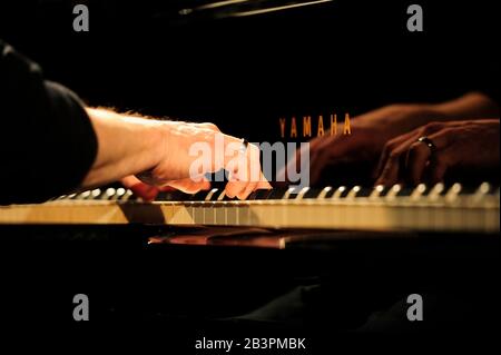 Chris Jarrett (* 1956) ist ein US-amerikanischer Pianist und Komponist, Pianist, Komponist, Musik, Jazz, Porträt, Stockfoto