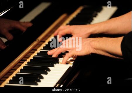 Chris Jarrett (* 1956) ist ein US-amerikanischer Pianist und Komponist, Pianist, Komponist, Musik, Jazz, Porträt, Stockfoto