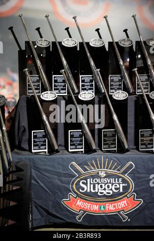 Innenansicht des Louisville Slugger Museum & Factory.Museum Row.Louisville.Kentucky.USA Stockfoto