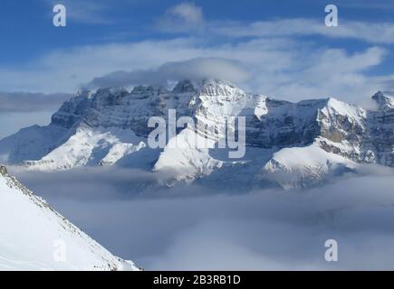 Dents du Midi, Les Crosets, Wallis, Schweiz Stockfoto