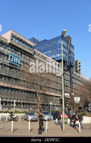 DIN, Burggrafenstrasse, Tiergarten, Berlin, Deutschland Stockfoto