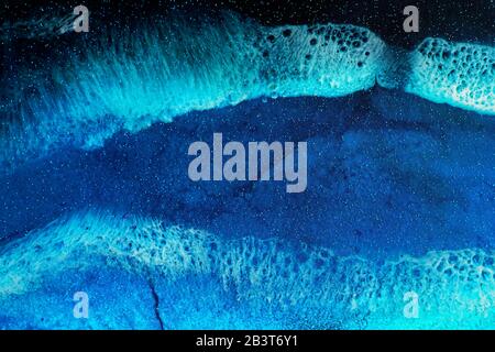 Abstrakter Alkohol mit einzigartiger Textur Stockfoto