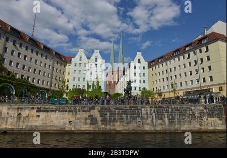 Nikolaiviertel, Mitte, Berlin, Deutschland Stockfoto