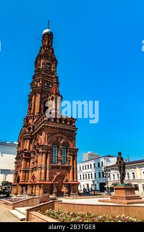 Kirchturm der Epiphany Kathedrale in Kasan, Russland Stockfoto