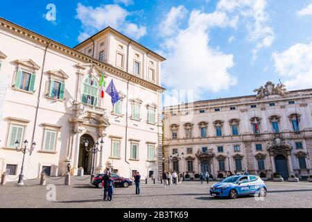 Palazzo del Quirinale, Piazza del Quirinale, Rom, Italien Stockfoto