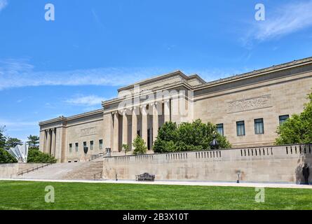 Das Nelson Atkins Museum of Art in Kansas City. Stockfoto