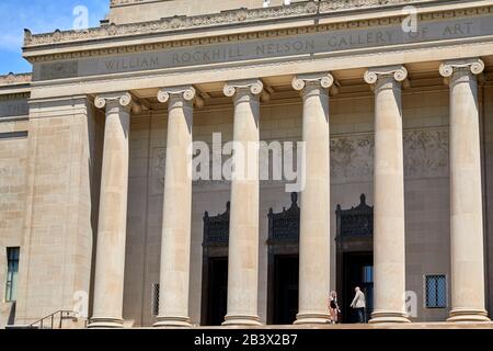 Das Nelson Atkins Museum of Art in Kansas City. Stockfoto