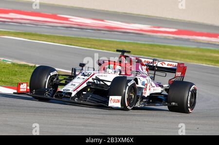 Circuit de Barcelona-Catalunya in Montmelo Spanien 19.2.2020, Formel-1-Vorsaisontests, Antonio Giovinazzi (ITA), Alfa Romeo Stockfoto