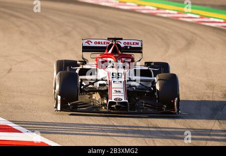 Circuit de Barcelona-Catalunya in Montmelo Spanien 19.2.2020, Formel-1-Vorsaisontests, Antonio Giovinazzi (ITA), Alfa Romeo Stockfoto