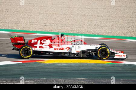 Circuit de Barcelona-Catalunya in Montmelo Spanien 19.2.2020, Formel-1-Vorsaisontests, Antonio Giovinazzi (ITA), Alfa Romeo Stockfoto