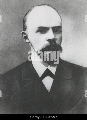 Fotoporträt von V.I. Lenin im Jahr 1897. Stockfoto