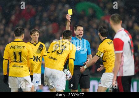 Rotterdam, 04-03-2020, Fußball, KNVB-Pokal, Saison 2019-2020, Schiedsrichter Jochem Kamphuis Stockfoto