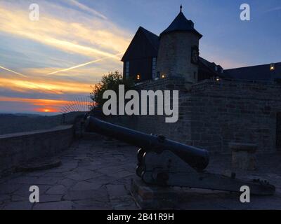 Burg Waldeck, Schloss Waldeck, Hotel Schloss Waldeck Stockfoto