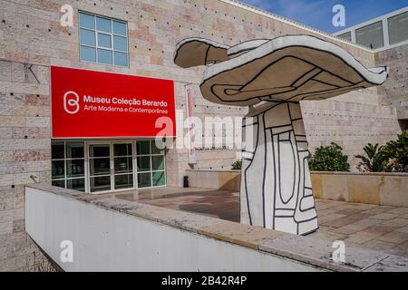 Das Berardo Collection Museum ist ein Museum für moderne und zeitgenössische Kunst in Belém, einem Stadtteil von Lissabon, Portugal Stockfoto