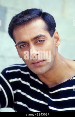 Salman Khan, indischer bollywood-Filmschauspieler, Produzent, Sänger, Fernsehpersönlichkeit, Abdul Rashid Salim Salman Khan, Indien, Asien, alter Jahrgang 1900s Bild Stockfoto