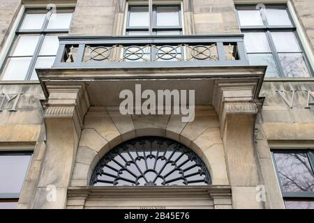 Balkon Im Museum Van Loon In Amsterdam, Niederlande 2020 Stockfoto