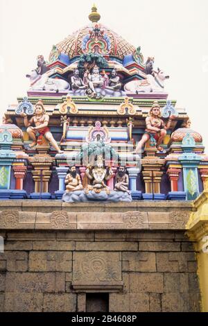 Kapaleeswarar-Tempel Mylapore in chennai in tamil nadu Indien, Asien Stockfoto