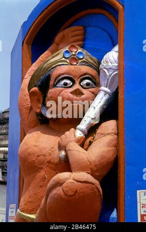 Lord Hanuman, Monkey God, Panchavati, Nashik, Nasik, Maharashtra, Indien, Asien Stockfoto