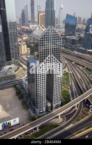 Dusit Thani Hotel in Dubai, Vereinigte Arabische Emirate Stockfoto