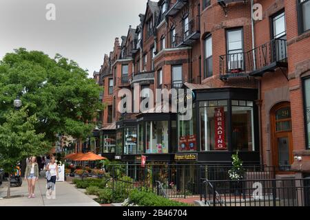 Newbury Street, Boston, Massaschusetts, USA Stockfoto