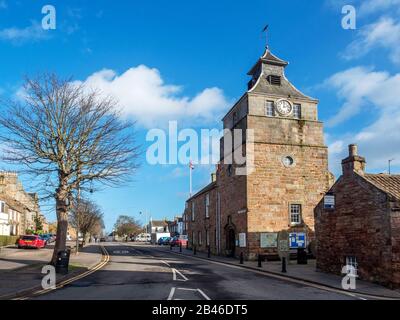 Die Mautstelle auf Marketgate in Crail East Neuk von Fife Scotland Stockfoto