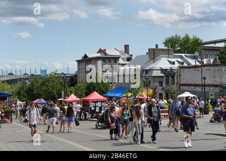 Platz Jacques Cartier, Montreal, Quebec, Kanada Stockfoto