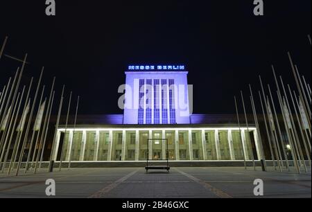 Palais am Funkturm, Eingang Nord, Messe Berlin, Masurenallee, Charlottenburg, Berlin, Deutschland Stockfoto