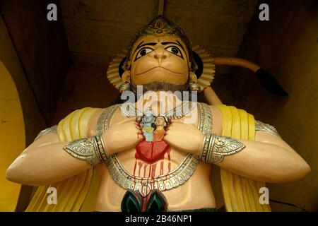 Hanuman-Statue Indien, Asien Stockfoto