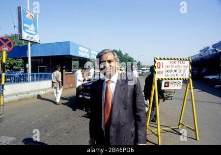 Naresh Goyal; nicht-ansässiger indischer Geschäftsmann und Gründer Vorsitzender von Jet Airways; Indien; Asien Stockfoto