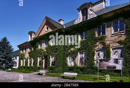 Polen, Provinz Lublin, Dorf Kozlowka, Palast Zamoyskis, 18. Jahrhundert, Abhängigkeit vom Schloss Stockfoto