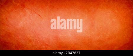 Elegante rote Pergamentpapier Textur horizontal leeren Hintergrund. Dunkle, notgekleidete Tapete mit Struktur. Luxuriöse antike Karte. Website-Hintergrund. Vintage Stockfoto
