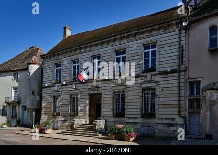 Frankreich, Seurre, Bourgogne-Franche-Comté, Rathaus Stockfoto