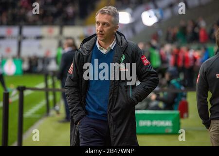 Frank BAUMANN (Geschäftsführer Sport, HB), Halbfigur, Halbfigur, Fußball, DFB-Pokal, Viertelfinale, Eintracht Frankfurt (F) - Werder Bremen (HB) 2: 0 am 04.03.2020 in Frankfurt/Deutschland. Weltweite Verwendung Stockfoto