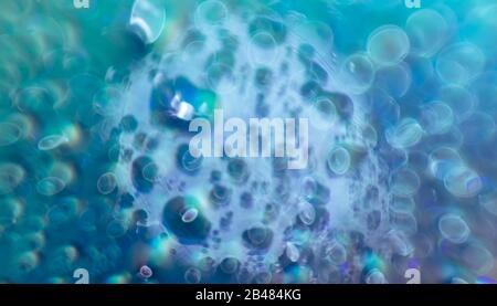 Wunderschönes abstraktes Bokeh. Hintergrundmuster für das Design. Stockfoto