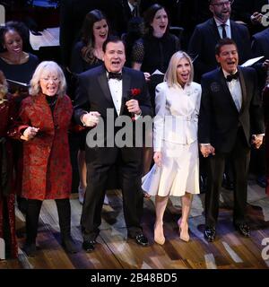 Jerry Herman EINE Gedenkfeier im Lunt-Fontanne Theatre. Mit: Alice Borden, Lee Roy Reams, Jane Dorian, Jason Graae Where: New York, New York, Vereinigte Staaten When: 04 Feb 2020 Credit: Joseph Marzullo/WENN.com Stockfoto