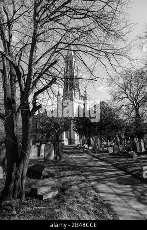 Kraft Christus Kirche Doncaster. Stockfoto