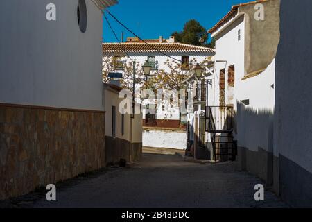 Traditionelles spanisches ländliches Haus in El Contador, EINER Kleinstadt In Andalusien Spanien Stockfoto