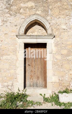 Agios Georgios Phalandras Kirche, Festos, Kreta, Griechenland Stockfoto