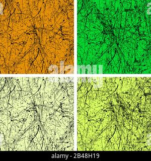 Abstrakter Grunge Hintergrund in verschiedenen Farben Stockfoto