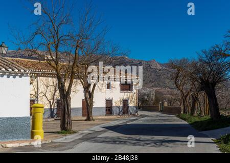Traditionelle spanische Häuser in El Contador, EINER Kleinen ländlichen Stadt In Andalusien Spanien Stockfoto