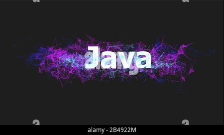 Java-Technologie für das Website-Design Stock Vektor