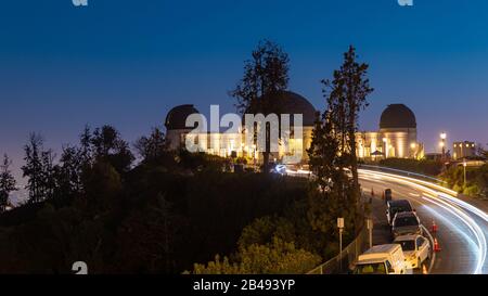 Los Angeles, Kalifornien - 18. Februar 2020: Berühmtes Griffith-Observatorium in Los Angeles, USA Stockfoto