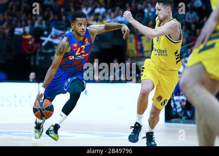 Berlin, 04. März 2020: Cory Higgins vom FC Barcelona Basketball im Einsatz während des Basketballspiels der Euroleague Stockfoto
