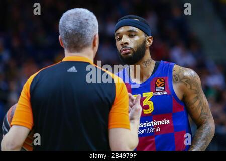 Berlin, 04. März 2020: Basketballspieler Malcolm Delaney vom FC Barcelona Basketball während der Euroleague-Partie Stockfoto