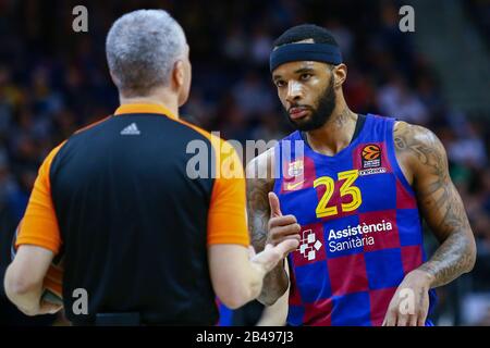 Berlin, 04. März 2020: Basketballspieler Malcolm Delaney vom FC Barcelona während des Basketballspiels der Euroleague Stockfoto