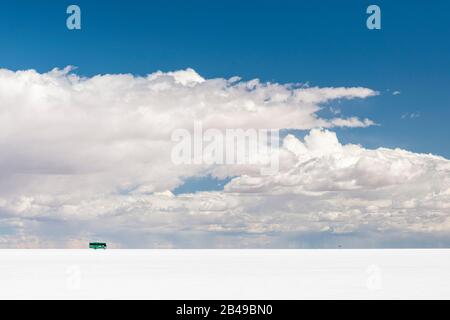 Salar de Uyuni Salzwohnungen in Bolivien. Stockfoto