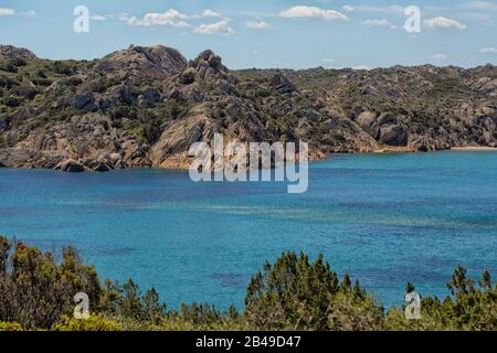 Felsformationen im Nationalpark Arcipelago della maddalena, Insel La maddalena, italien sardinien Stockfoto