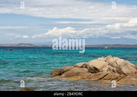 Felsformationen im Nationalpark Arcipelago della maddalena, Insel La maddalena, italien sardinien Stockfoto