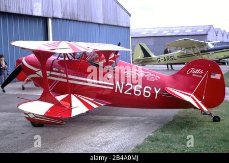 Ein Pitts Special bei Sywell im Jahr 1970 Stockfoto