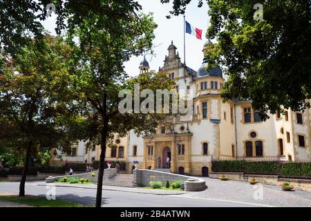 Frankreich, Moselle, Metz, der Palast des Gouverneurs, die heutzutage der Kommandeur der Militärregion Nord-Ost beherbergt Stockfoto